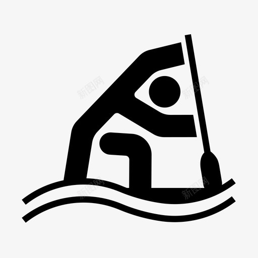 皮划艇短跑皮划艇比赛svg_新图网 https://ixintu.com 皮划艇 短跑 比赛 奥运会 运动 胜利 体育