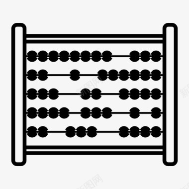算盘儿童计数器图标