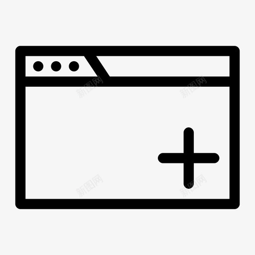 添加窗口文档页面svg_新图网 https://ixintu.com 添加 窗口 文档 页面 工作 作表
