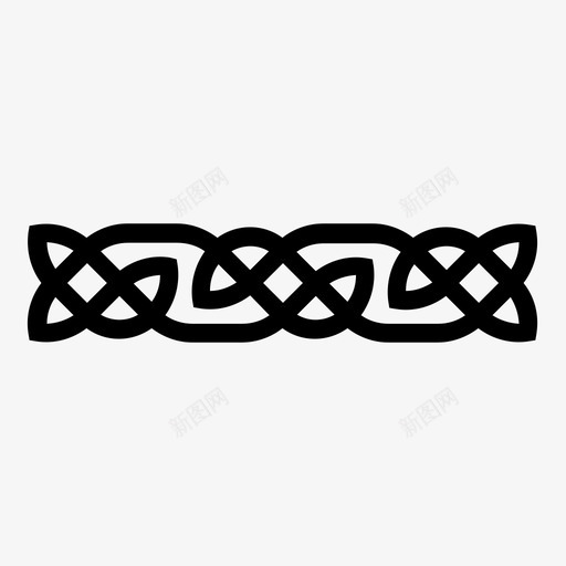 结凯尔特人凯尔特结svg_新图网 https://ixintu.com 凯尔特 框架 图案