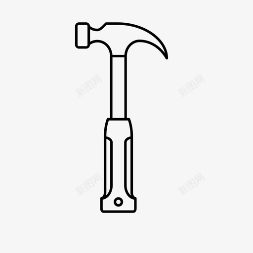 锤子羊角锤钉svg_新图网 https://ixintu.com 修理 锤子 羊角 锤钉 修理工 工具 终极 工具箱 集合