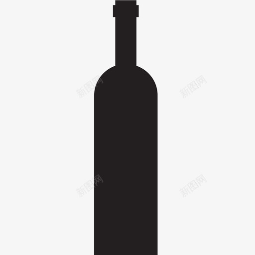 酒瓶酒和晚餐svg_新图网 https://ixintu.com 酒瓶 晚餐