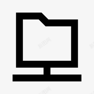 文件夹共享网络技术材料图标图标