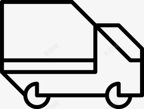 卡车运输储存图标