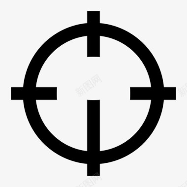 十字准星目标武器图标