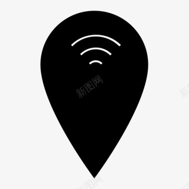 wifi点连接热点图标