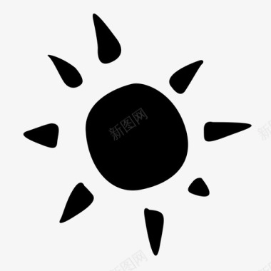 太阳炎热行星图标
