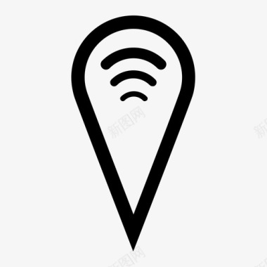 wifi信号连接热点图标