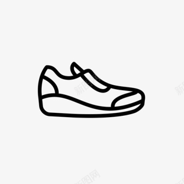 鞋运动鞋拖鞋图标