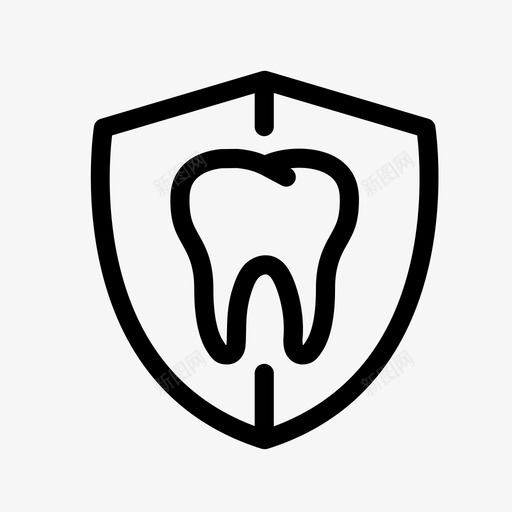 牙齿保护牙医口腔卫生svg_新图网 https://ixintu.com 牙齿 保护 牙医 口腔 卫生 迷你 图标 牙科