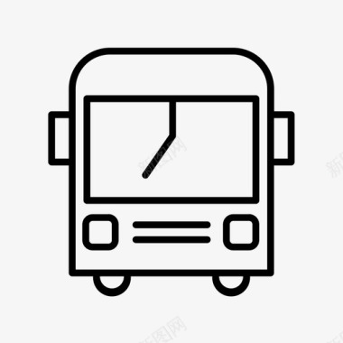 公交校车班车图标