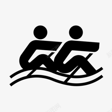 划船比赛奥运会图标