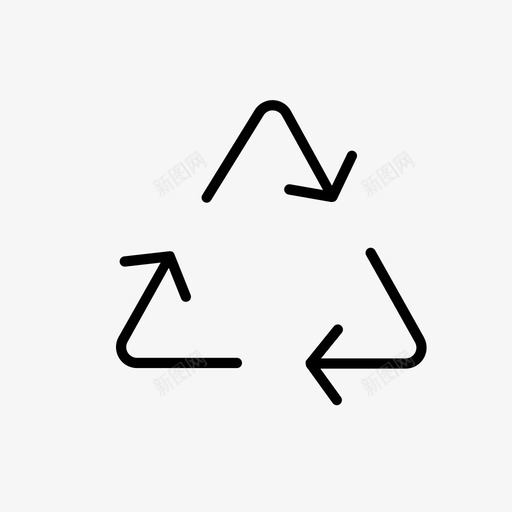 回收再利用可持续svg_新图网 https://ixintu.com 回收 再利用 持续 垃圾 废物 随机 收集