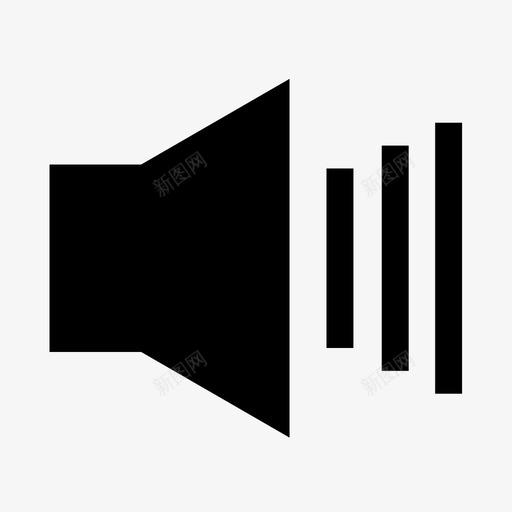 扬声器铃声图像svg_新图网 https://ixintu.com 扬声器 声音 铃声 图像 音乐 音乐声 语音