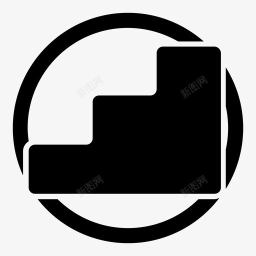 台阶1锻炼svg_新图网 https://ixintu.com 台阶 锻炼 健身 楼梯 跑道