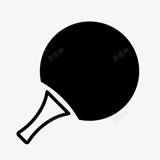乒乓球比赛奥运会svg_新图网 https://ixintu.com 乒乓球 比赛 奥运会 球拍 运动 体育