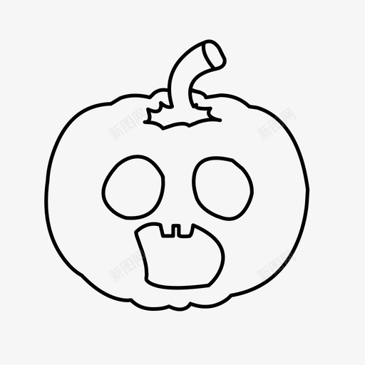 jackolanternjacko灯笼秋季svg_新图网 https://ixintu.com 灯笼 秋季 装饰 万圣节 南瓜