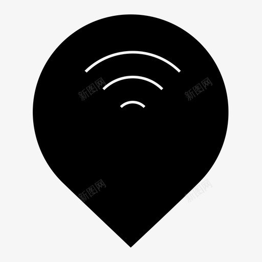 wifi集线器连接互联网svg_新图网 https://ixintu.com 集线器 连接 互联网 信号 无线