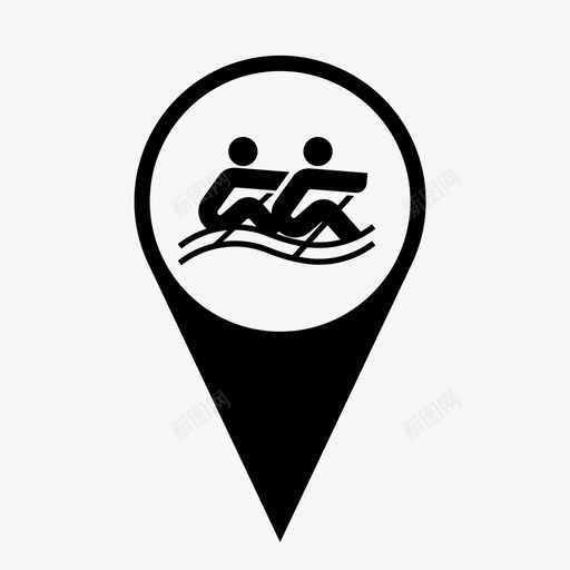 划船比赛奥运会svg_新图网 https://ixintu.com 体育 划船 比赛 奥运会