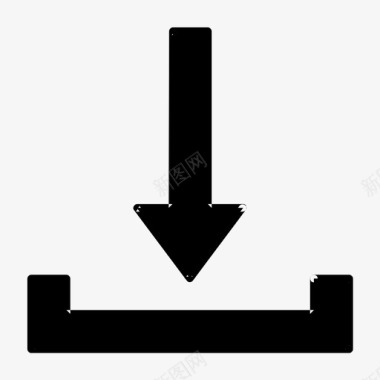 下载下载箭头下载指示器图标