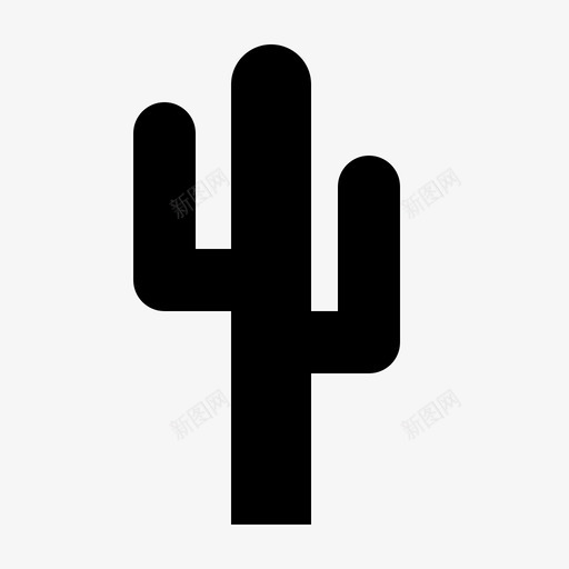 仙人掌cactus3svg_新图网 https://ixintu.com 仙人掌