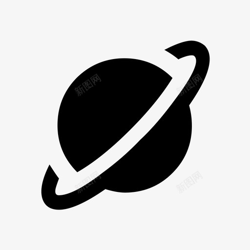土星天体星际svg_新图网 https://ixintu.com 土星 天体 星际 轨道 道外 太空 行星 太阳系 球体