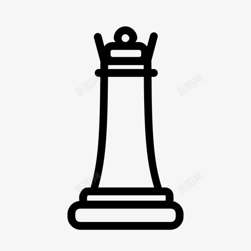 皇后将死国际象棋svg_新图网 https://ixintu.com 游戏 皇后 将死 国际象棋 棋盘 智力 逻辑 技能 室内 体育