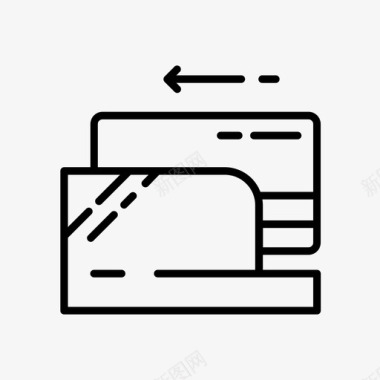 刷卡信用卡维萨图标