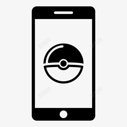 pokemongo游戏成瘾手机游戏svg_新图网 https://ixintu.com 游戏 成瘾 手机游戏