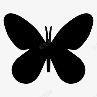 蝴蝶标志推迟图标