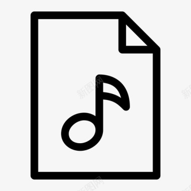 音频歌曲文件音乐播放器图标