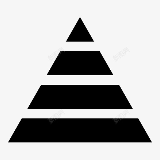 金字塔图流程层次结构svg_新图网 https://ixintu.com 金字塔 流程 层次 结构 堆栈 三角形 楔形 数据 可视化 图表