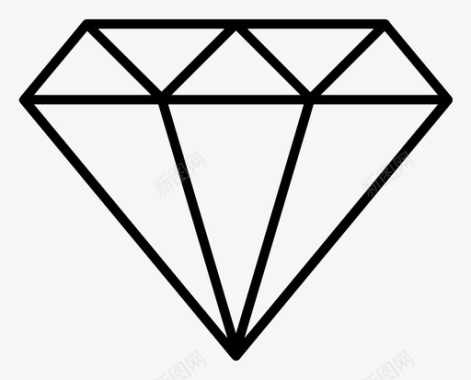 钻石珠宝珍贵图标