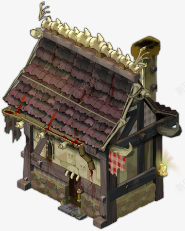 游戏里的古代建筑小楼png免抠素材_新图网 https://ixintu.com 古代建筑小楼 游戏