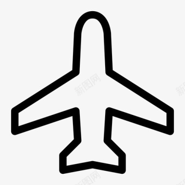 机场航空公司航班图标