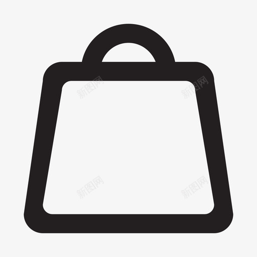 购物袋简单的一套svg_新图网 https://ixintu.com 购物袋 简单 一套