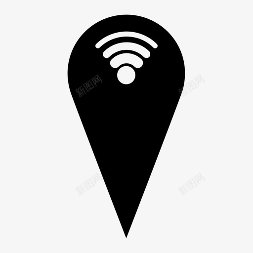 wifi集线器连接热点svg_新图网 https://ixintu.com 集线器 连接 热点 互联网 信号 无线