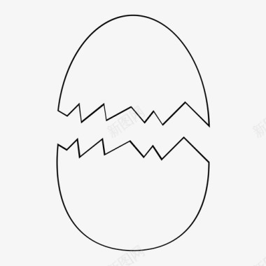 碎鸡蛋打蛋床和早餐图标