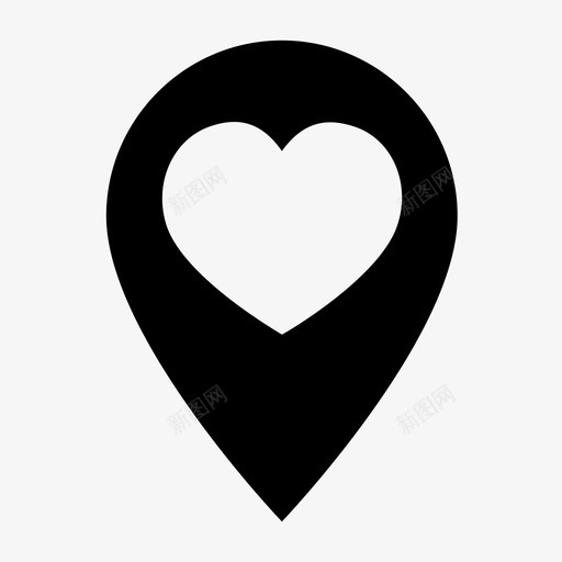 地图图钉最喜欢的地点家svg_新图网 https://ixintu.com 地图 图钉 喜欢 最喜 地点家 地点