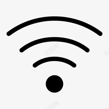 wifi互联网标志wifi信号图标