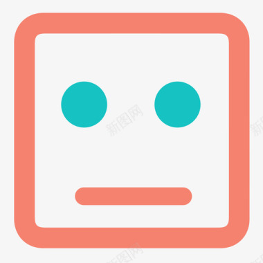 wtf机器人情感脸图标