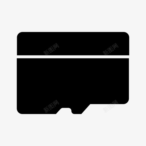 microsd卡闪存内存svg_新图网 https://ixintu.com 卡卡 闪存 内存
