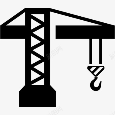 起重机建筑起重机履带起重机图标