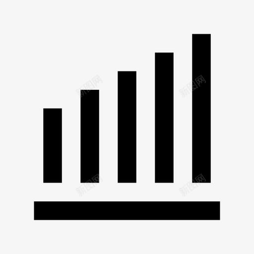 条形图1分析svg_新图网 https://ixintu.com 条形图 分析 信息 统计 装运 交付 材料 图标