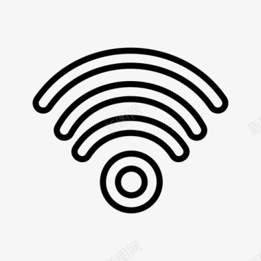 wifi天线调制解调器图标