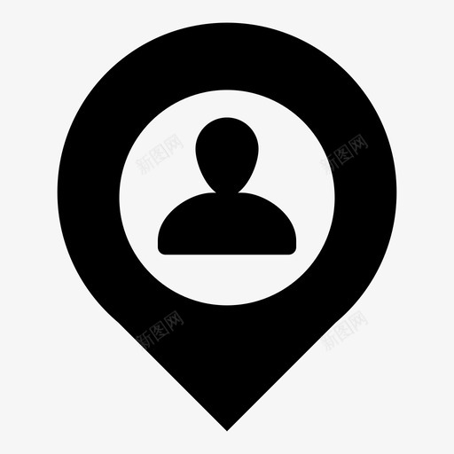 用户pin位置导航svg_新图网 https://ixintu.com 用户 位置 导航 地图 欢乐 乐趣 收藏家 集市 标记