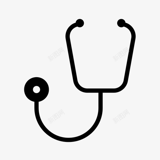 听诊器治疗医生svg_新图网 https://ixintu.com 听诊器 治疗 医生 健康 医院 医学