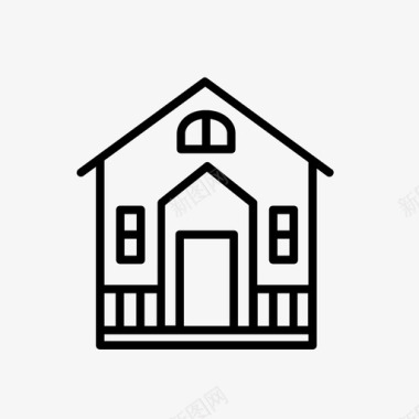 家建筑物教堂图标