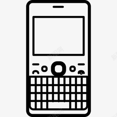 流行的手机型号诺基亚asha210有许多按钮工具和用具流行的手机图标