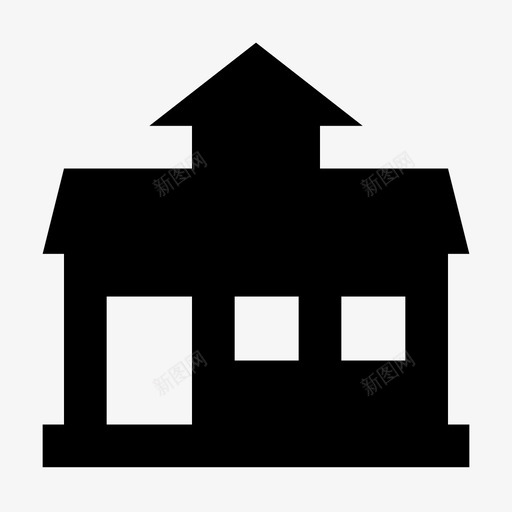 住宅家庭建筑svg_新图网 https://ixintu.com 住宅 建筑 家庭 卧室 生活 现代 宾馆 城市 元素 材料 设计